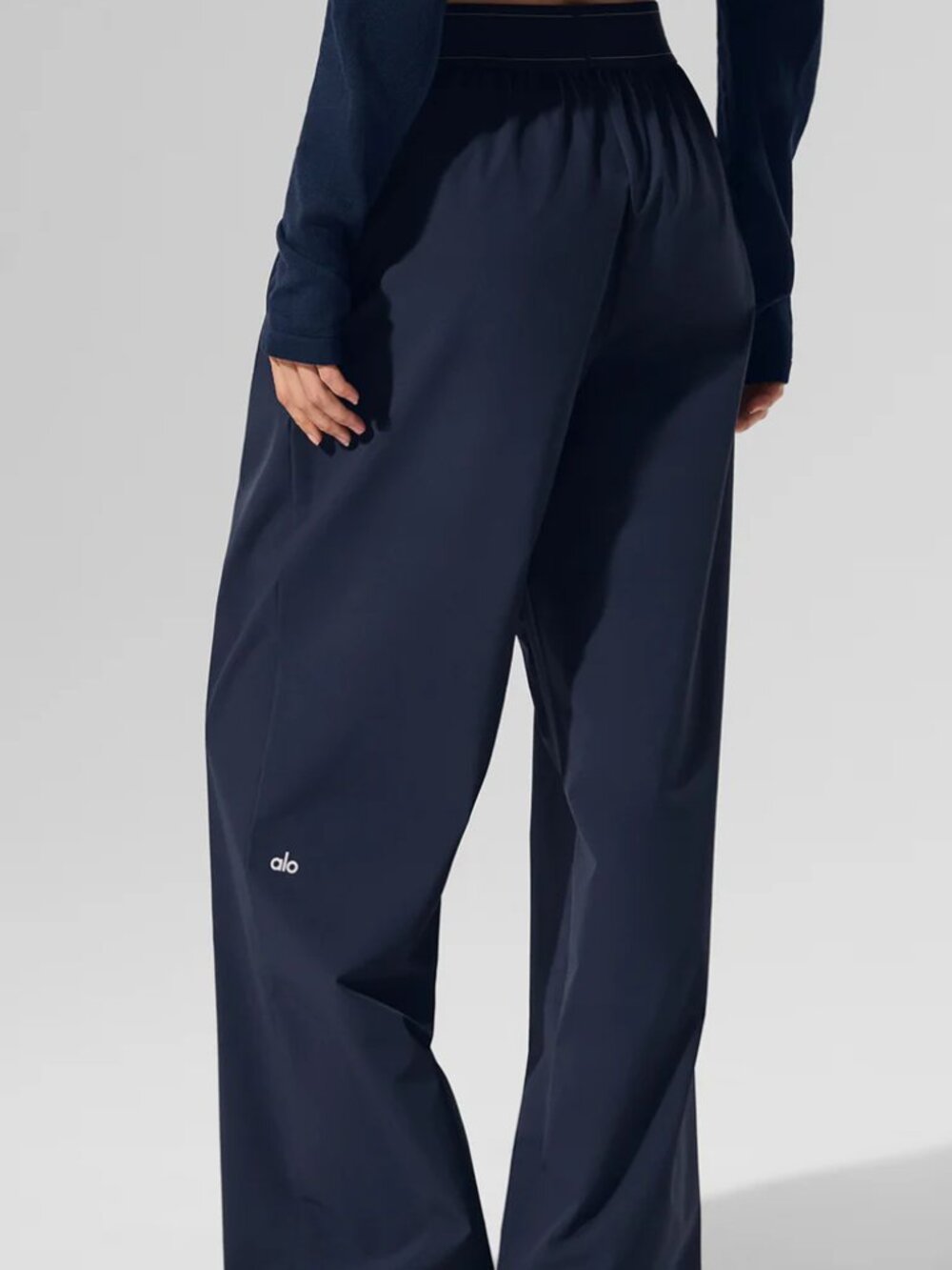 Alo Yoga Suit Up Navy Blue Trouser NWT (Regular 30" Inseam)⛅🧘🏻 - Picture 8 of 8